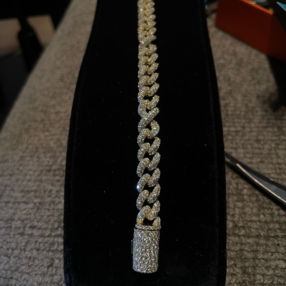 Gold Moissanite Bracelet